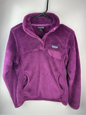 Women’s Patagonia Plum Fleece Snap-Quarter Pullover